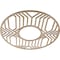 Ekena Millwork Empire Wood Fretwork Pierced Ceiling Medallion, Red Oak, 24"OD x 8 3/4"ID x 3/8"T CMWP24X24X0375EPRO - alternate 4